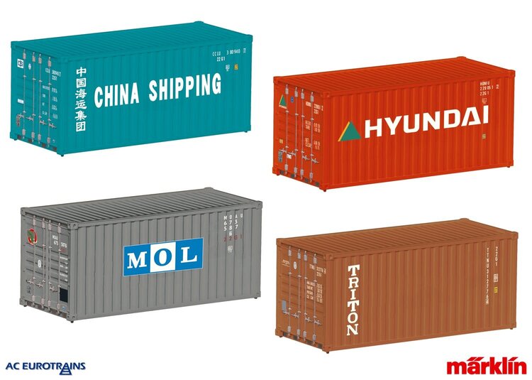 Märklin Märklin 76553 20-Foot Container Set