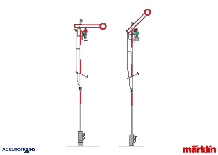 Märklin Märklin 70391 H0 Home signal with a narrow mast