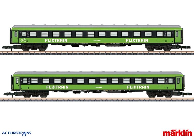 Märklin 87404 Flixtrain Car Set 2 Era VI - MHI