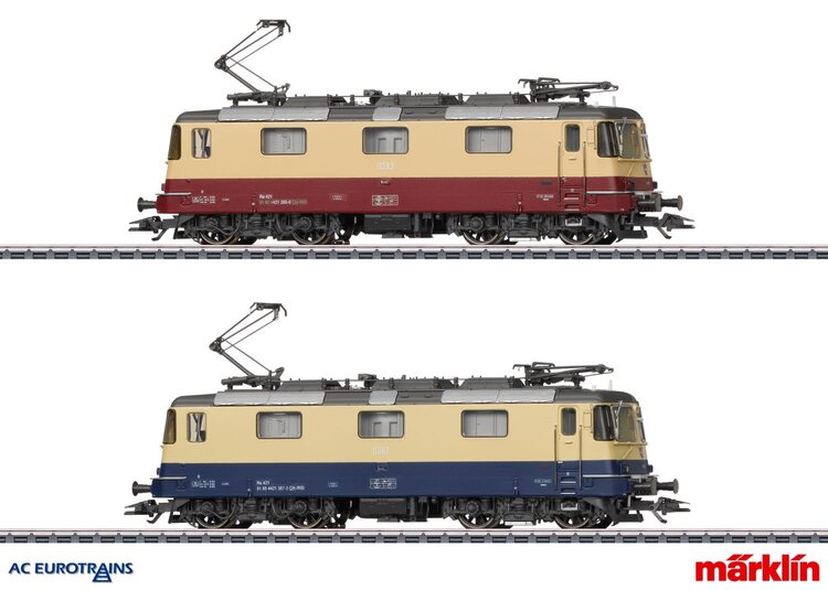 Märklin Märklin 37300 H0 Re 421 Double Elec.Loco Set