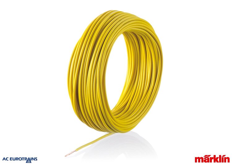 Märklin Märklin 7103 Yellow Wire 10m/33' 0.19 mm²/24AWG