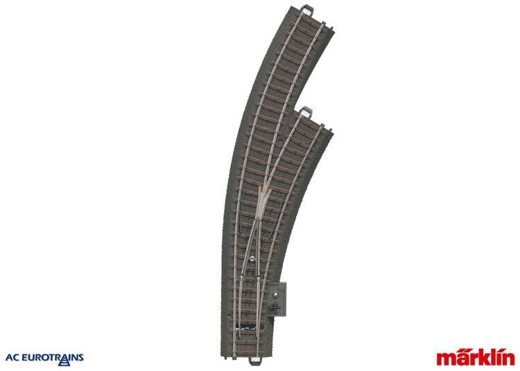 Märklin Märklin 24672 C-Track Curve Turnout Right 30° R1/360mm