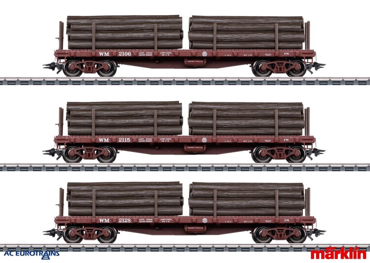 Märklin Märklin 45600 US Stake Car St f/Shay EraII