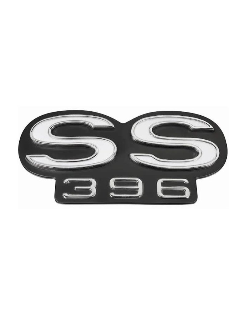 OER 1967 Chevelle SS396 Grille Emblem w/ Retainer