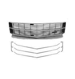 Southern Camaro 1971 Chevelle Black Grille and 5-Pc Trim Kit