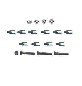 AMK 1967-81 Camaro Firebird, 64-72 Chevelle Upper Control Arm Bolts & Nut Kit (18-Pc Kit) - Black