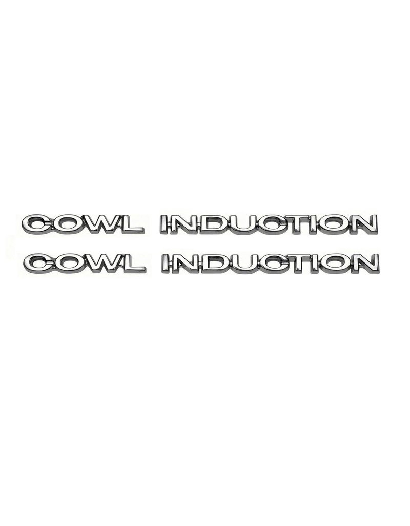 OER Cowl Induction Hood Emblems - 4-pc Kit