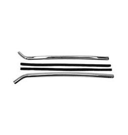 CHQ 1967-69 F-Body Quarter Window Chrome Trim - Pair