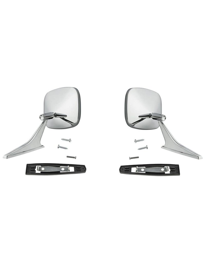 1970-72 Chevelle Door Mirror Kit ( Includes 2 mirrors and mounting kits)