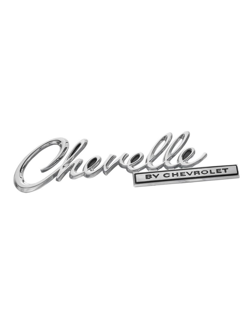 1969 Chevelle Trunk Emblem - "Chevelle by Chevrolet"