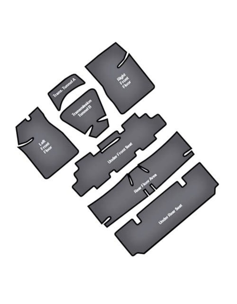 196872 Chevelle Carpet Sound Deadener Southern Camaro