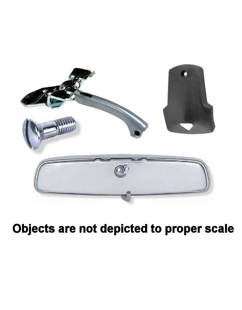 Southern Camaro 1968-70 Chevelle Rear View Mirror Kit HT (10")