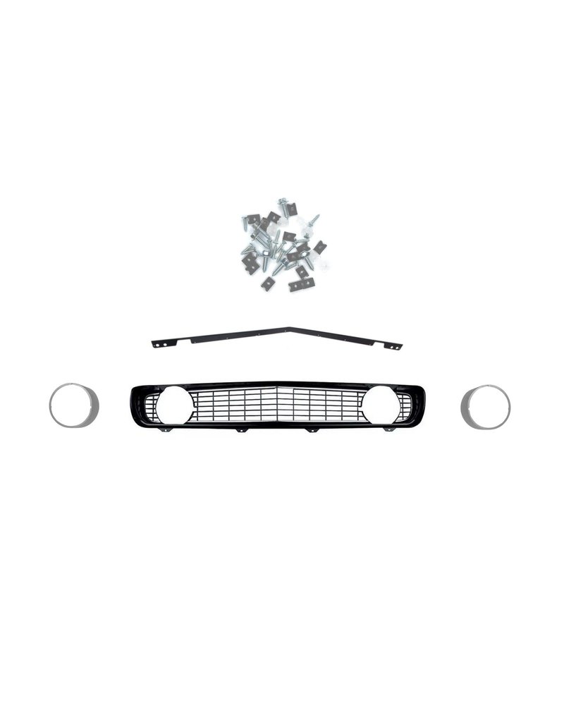 1969 Camaro Standard Grille Kit Black Southern Camaro