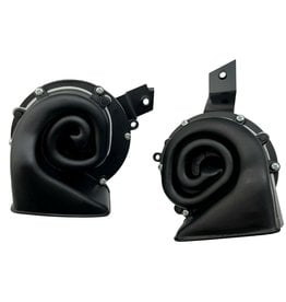 OER 1967-68 Camaro OE Style Horns High / Low -Pair w/ Mounting