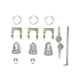 Max Performance 1967-68 Camaro & 67 Chevelle  Door & Trunk Locks w/Pear Head Key