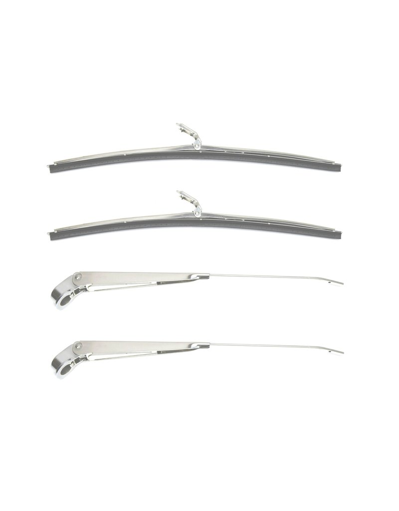 Muscle Factory 1967-69 Camaro /1964-67 Chevelle / Coupe Wiper Arm & Blade 4pc Kit