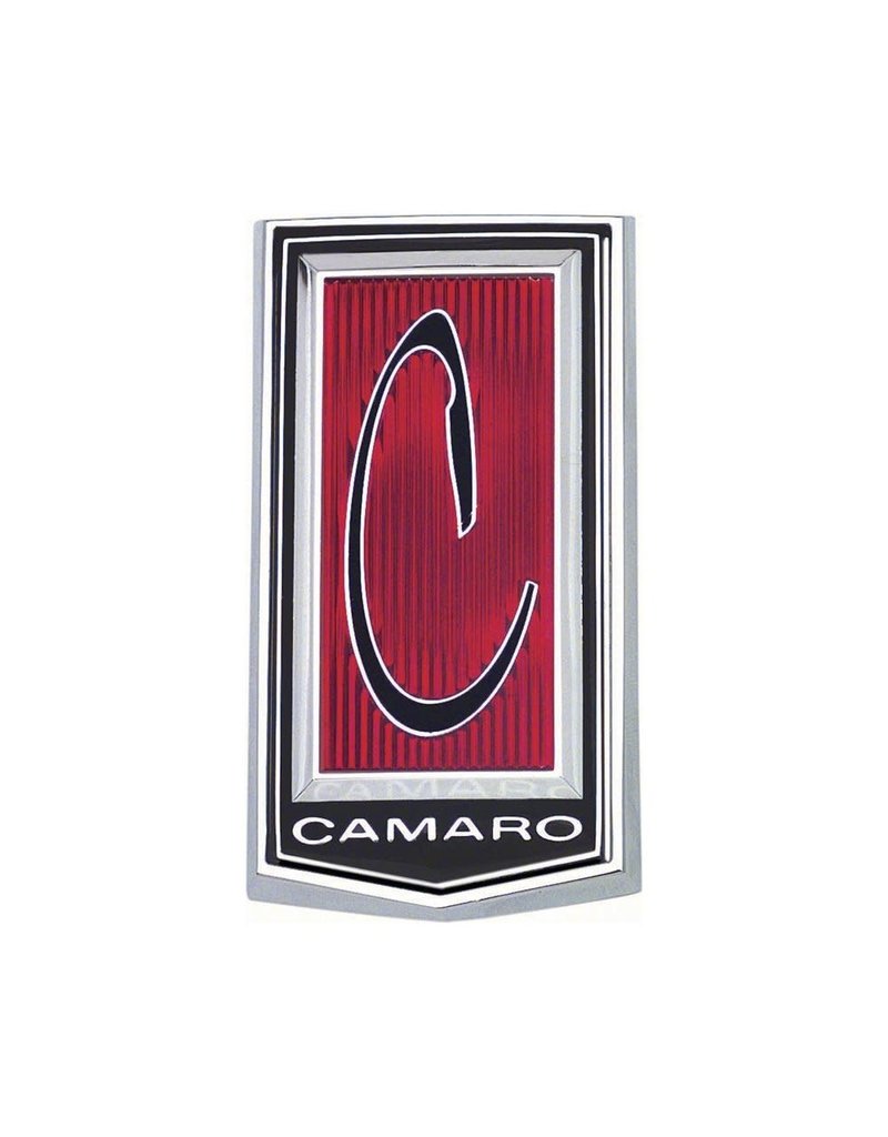 OER 1971-73 Camaro Header Emblem - Red
