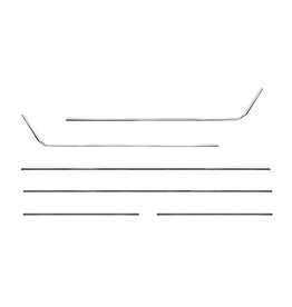 OER 1968-69 Camaro/Firebird deluxe Front & Rear door panel trim  6-pc Kit