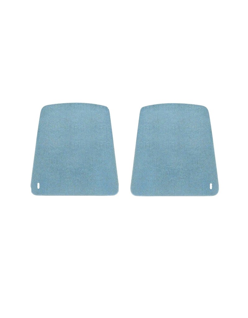 OER 1967 Camaro Firebird Bucket Seat Backs - Pair - Light Blue