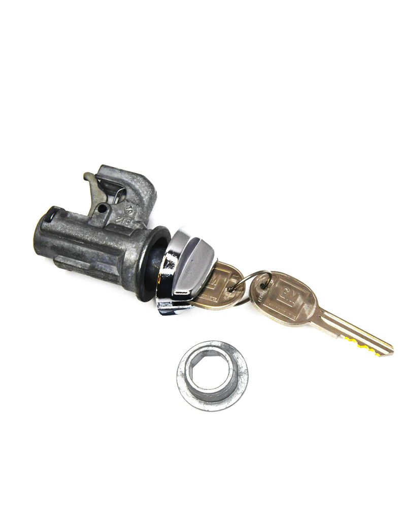 1970-71 Firebird Glove Box Lock w/ Round Head Keys