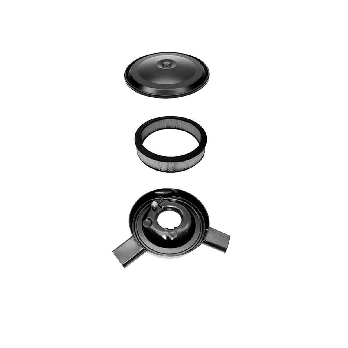 197072 Camaro Dual Snorkel Air Cleaner Black Lid Southern Camaro