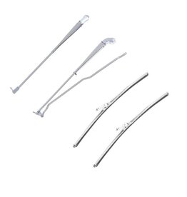 OER 1970-81 Concealed Wiper Kit Polished Stainless - 4-piece