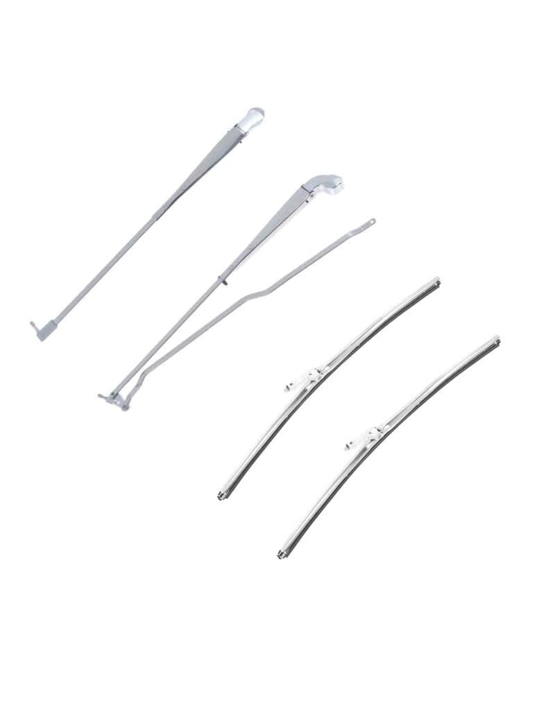 OER 1970-81 Concealed Wiper Kit Polished Stainless - 4-piece