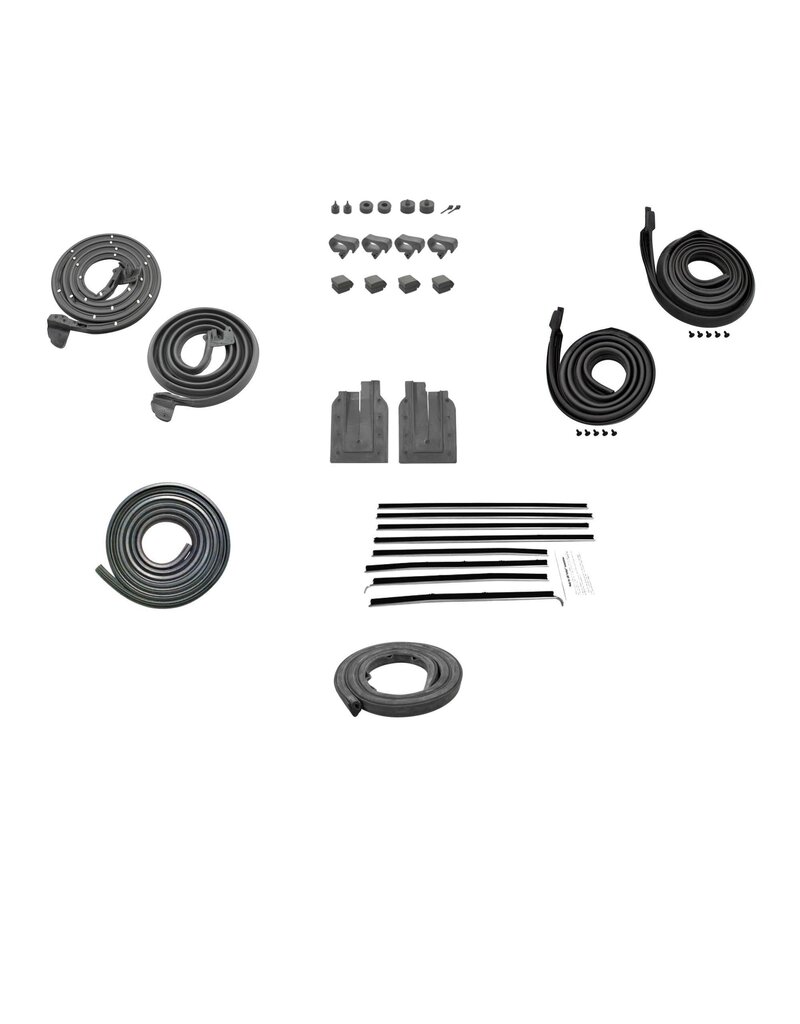 Southern Camaro 1967 Chevelle  Hardtop  Weather-strip Kit Authentic Style 8Pc Felts