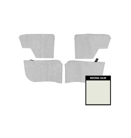 1968-72 Chevelle Convertible Rear Arm Rest Covers - White