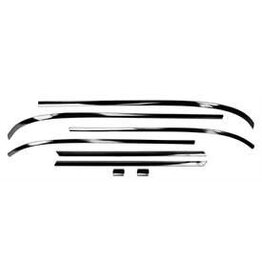 Southern Camaro 1962-65 Chevy II Nova Back Glass Chrome Molding Kit