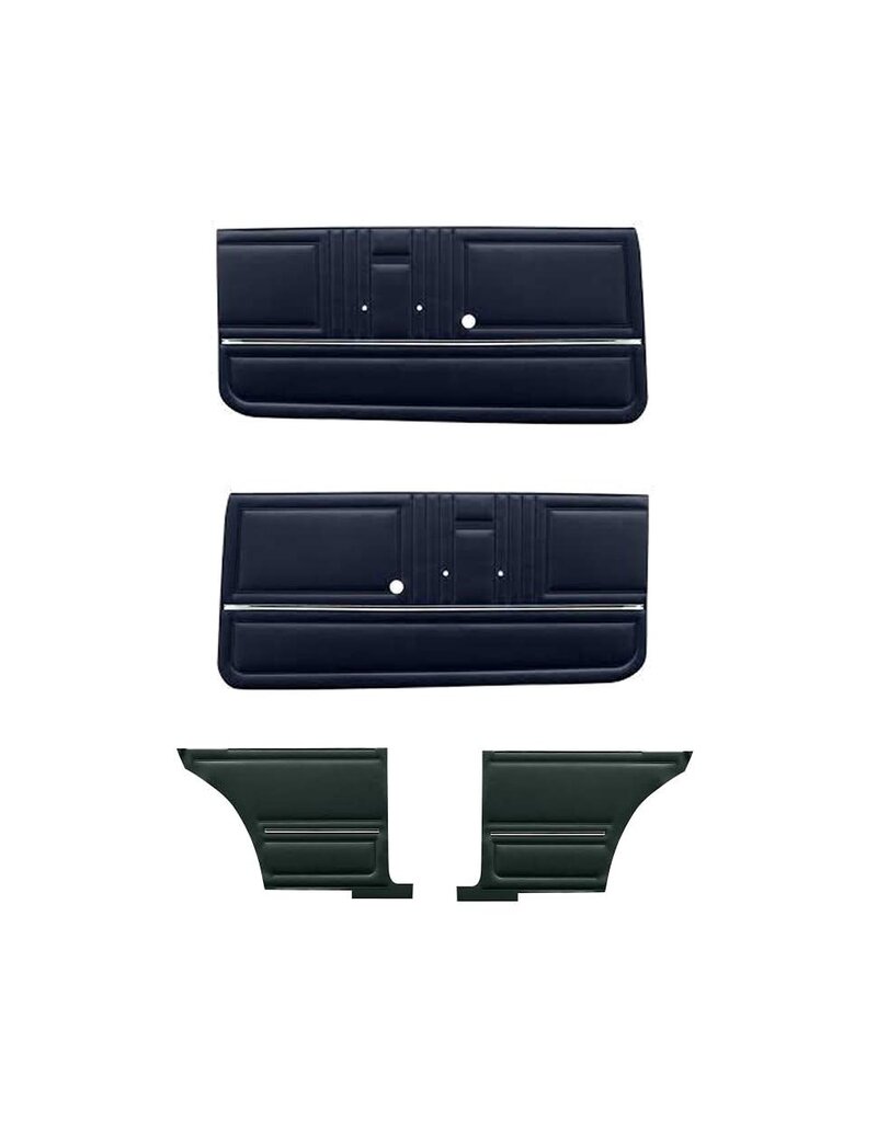 Distinctive Industries 1967 Camaro Firebird Pre-Assembled Standard Front & Rear Panels Set -Black