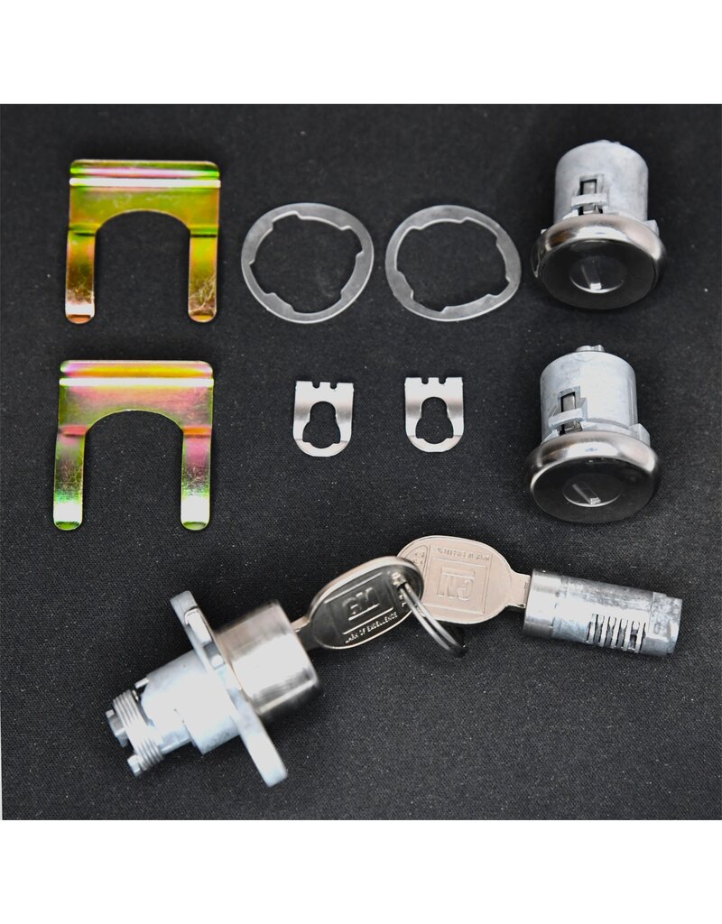 1969 Firebird Locks and Keys for Door, Trunk, & Glove Box Southern Camaro