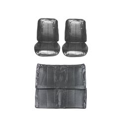 Distinctive Industries 1967-69 Firebird Front & Rear Seat Covers - Black