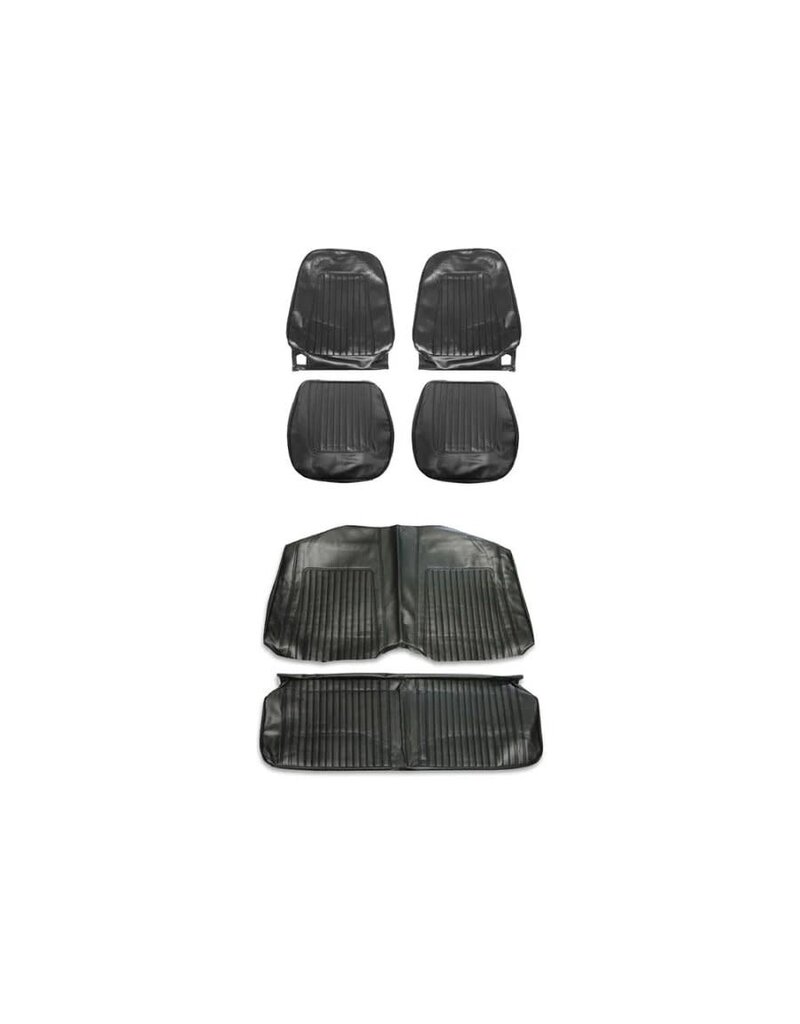 Distinctive Industries 1967-68 Camaro Front and Rear Coupe Seat Covers Black