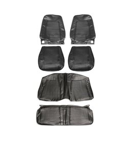 Distinctive Industries 1969 Camaro Front and Rear Convertible Seat Covers Black