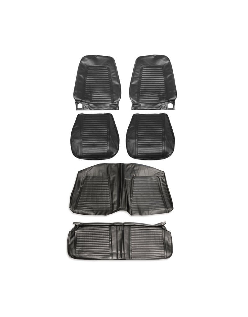 Distinctive Industries 1969 Camaro Front and Rear Convertible Seat Covers Black