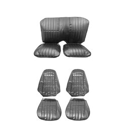 Distinctive Industries 1971-72 Camaro Front & Rear Seat Covers  Black