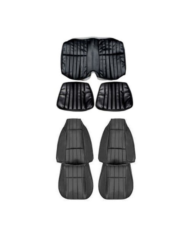 Distinctive Industries 1977-78 Camaro Standard Front & Rear Seat Covers Black
