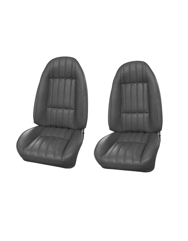 Distinctive Industries 1979 Camaro Front Seat Covers  Black