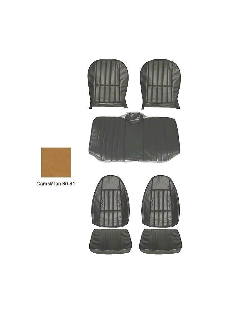 Distinctive Industries 1980-81 Camaro Front and Rear Seat Covers Camel