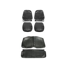 Distinctive Industries 1968 Camaro Front Bucket and Rear Fold Down Seat Covers Black