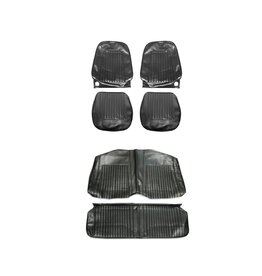 Distinctive Industries 1967 Camaro Front and Rear Fold Down Seat Covers Black