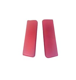1965-67 Chevelle  Hardtop Rear Urethane Armrest Pads Pair - RED