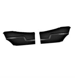 Distinctive Industries 1970-72 Chevelle Coupe Pre-Assembled Rear Seat Side Panels -Black