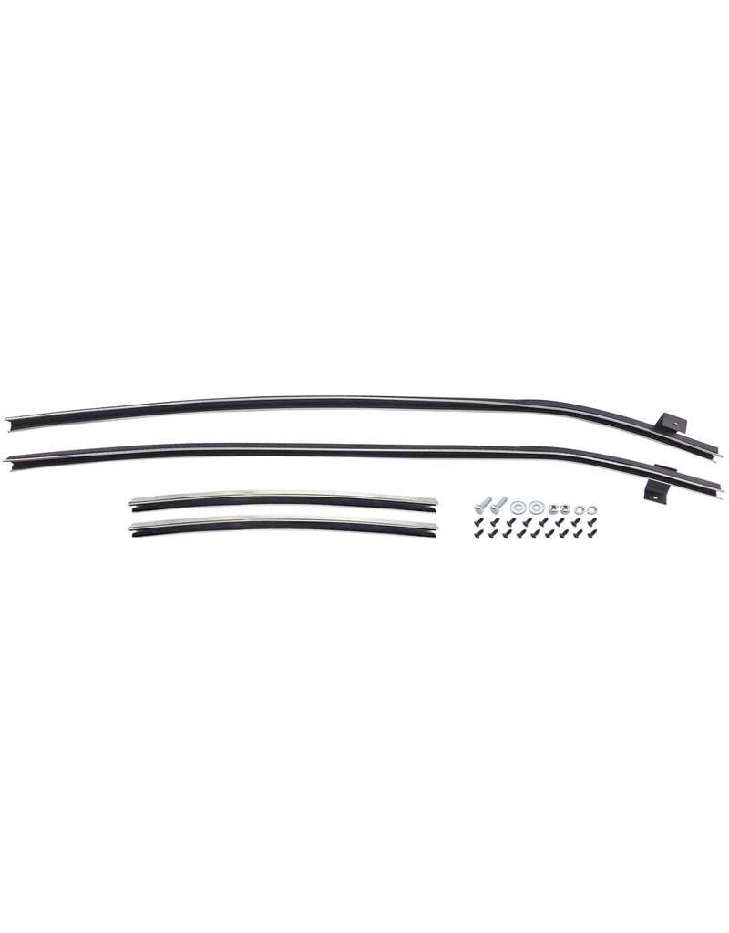 Southern Camaro 1966-67 Chevelle 2-Dr Sedan Quarter Window Channel Set - Un-Beaded and Functional