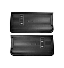 Distinctive Industries 1967 Chevelle Front Pre-Assembled Door Panels Pair - Black