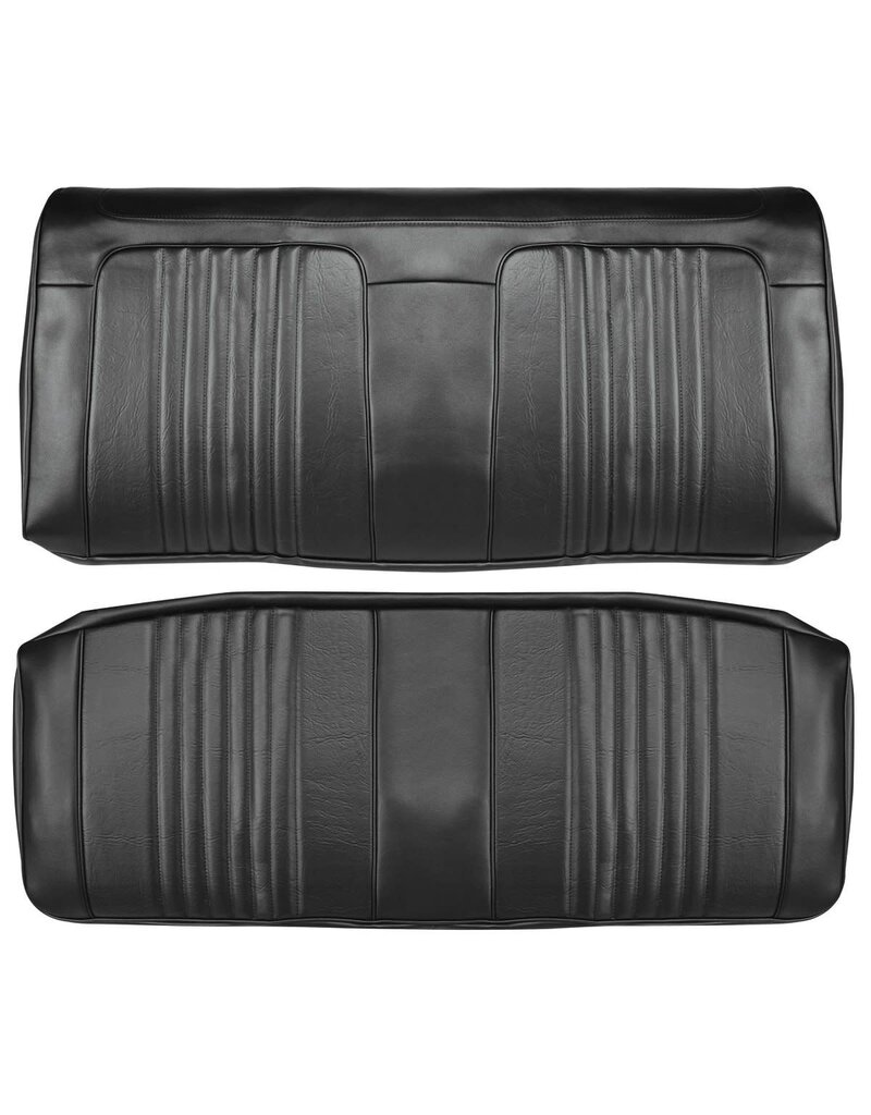 Distinctive Industries 1971-72 Chevelle Rear Convertible Seat Upholstery - Black