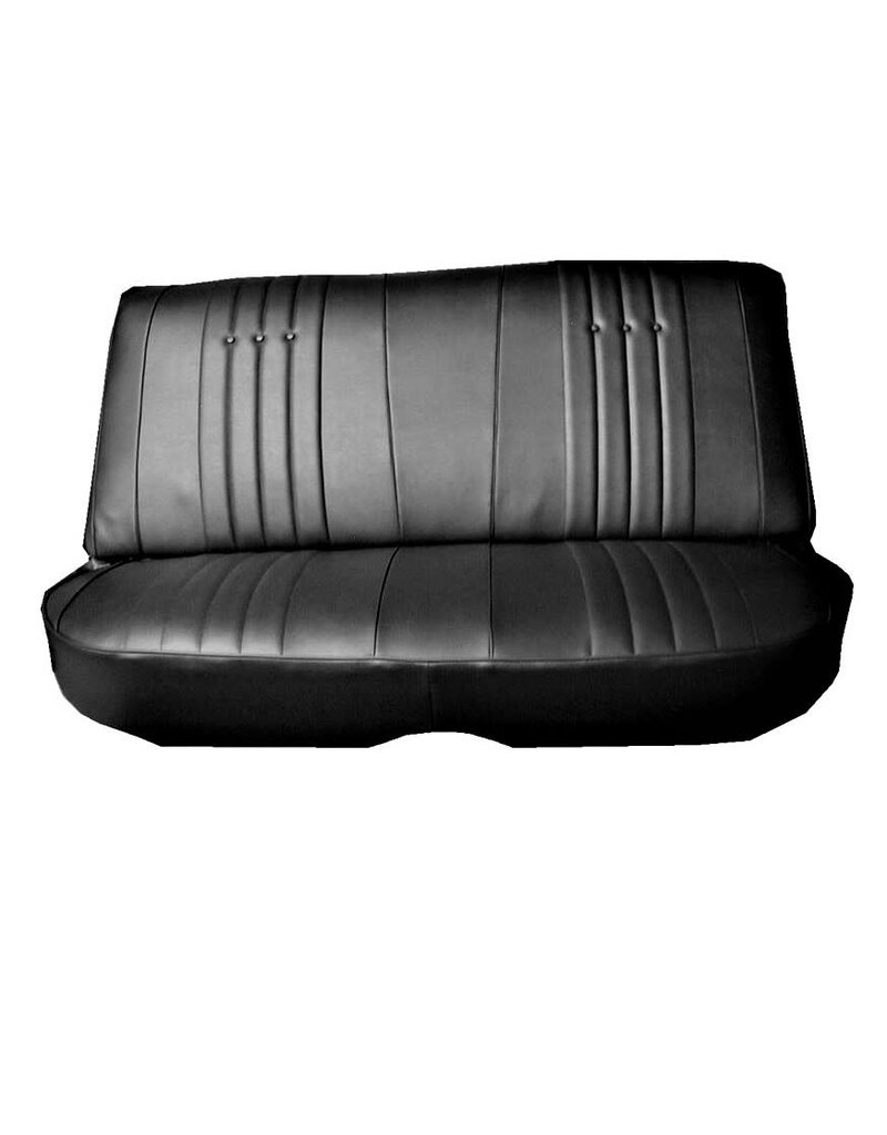 Distinctive Industries 1968 Chevelle Rear Coupe Set Upholstery - Black