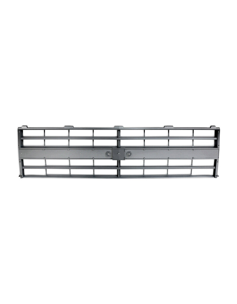 Dual Lamps Argent Grille w/Emblem Mount 1985-88 Chevy Truck, C/K 10