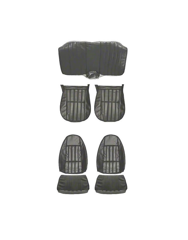 Distinctive Industries 1980-81 Camaro Front and Rear Seat Covers Black